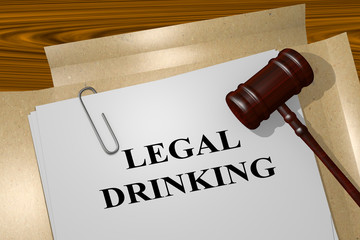 Legal Drinking legal concept