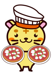 イタリア料理と動物シリーズ