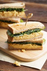 freshly made sandwiches.