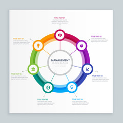 infographic business management template