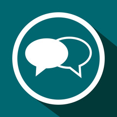 Call center design. Customer service icon. Flat illustration