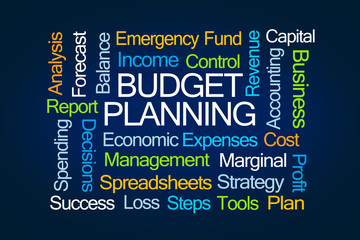 Budget Planning Word Cloud