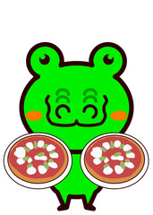 イタリア料理と動物シリーズ