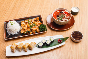 asian dinner