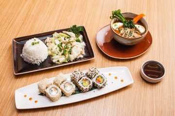 asian dinner
