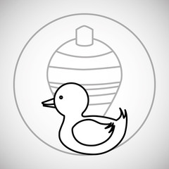 Toy design. childhood icon. Colorful illustration