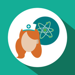 Medical care design. Health care icon. Isolated illustration , vector