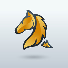 Horse logo vector