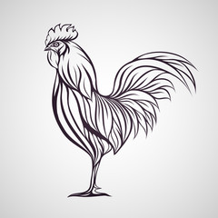 Chicken logo vector