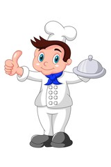 Chef Character Blue