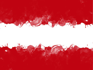 flag of Austria , grunge style