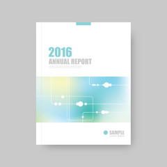 Annual report cover, brochure template