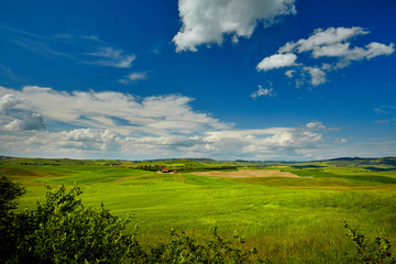 The beautiful colors of the spring in Tuscany