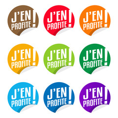 J'en profite ! / Sticker
