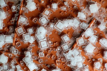 Salt crystals
