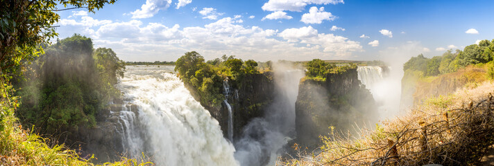 Fototapeta premium Victoria Falls Afryka Panorama