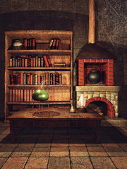 Pokój alchemika © Obsidian Fantasy