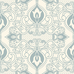 Seamless pattern with Victorian motives. 