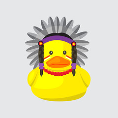 bath duck , indigenous people series