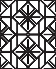 Vector geometric seamless pattern