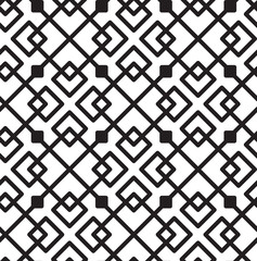 Vector geometric seamless pattern