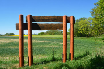 Fototapeta premium leerschild