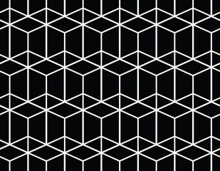 Vector seamless geometric pattern