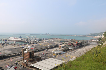 Fototapeta na wymiar Hafen von Dover, England