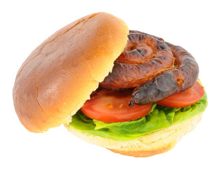 Curly Sausage Sandwich