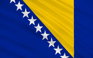Flag of Bosnia and Herzegovina - Europe