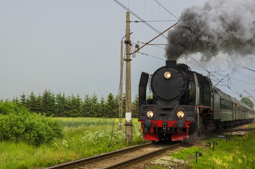 STEAM LOKOMOTIVE - PAROWÓZ © Wojciech Wrzesień