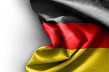Flag of Germany on white background