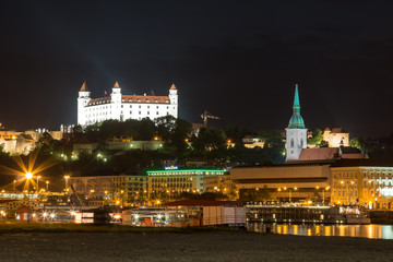 Fototapeta na wymiar Bratislava, Slovakia - May 29, 2016