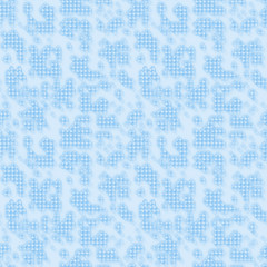 seamless perforated  mesh background in blue