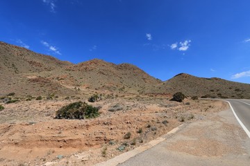 NATURAL PARK OF CABO DE GATA -NIJAR , SAN JOSE, ALMERIA PROVINCE, ANDALUSIA, SPAIN 
