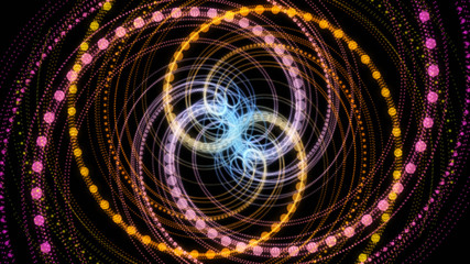 fantastic powerful particle background design illustration