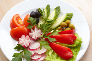 fresh vegetables