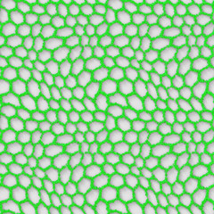 seamless organic net structure background in shades of green