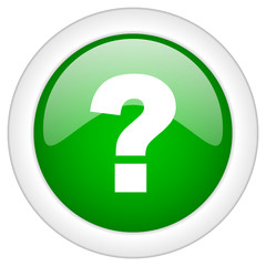 Green glossy vector icon