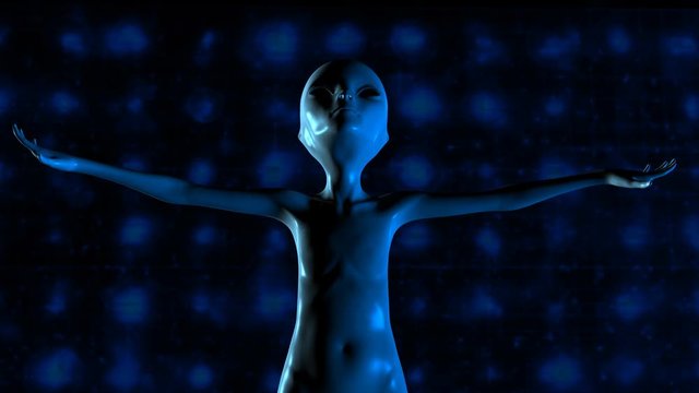 3D Animation of an Alien