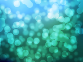 Obraz premium Blue-green boken background