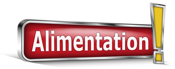 Alimentation sur panneau rouge