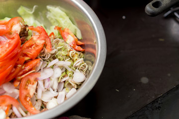 Thai spicy cucumber salad