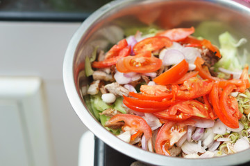 Thai spicy cucumber salad