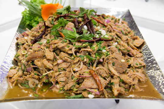 pork salad is thai food