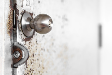 Rusty door knob