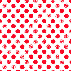 Seamless polka dot pattern