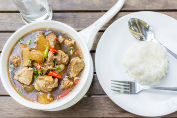 braised pork soup hot and spicy herb what we call 