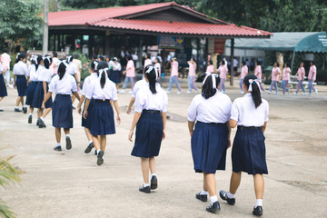 Thai student in uniform