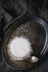 Tapioca dessert with mango